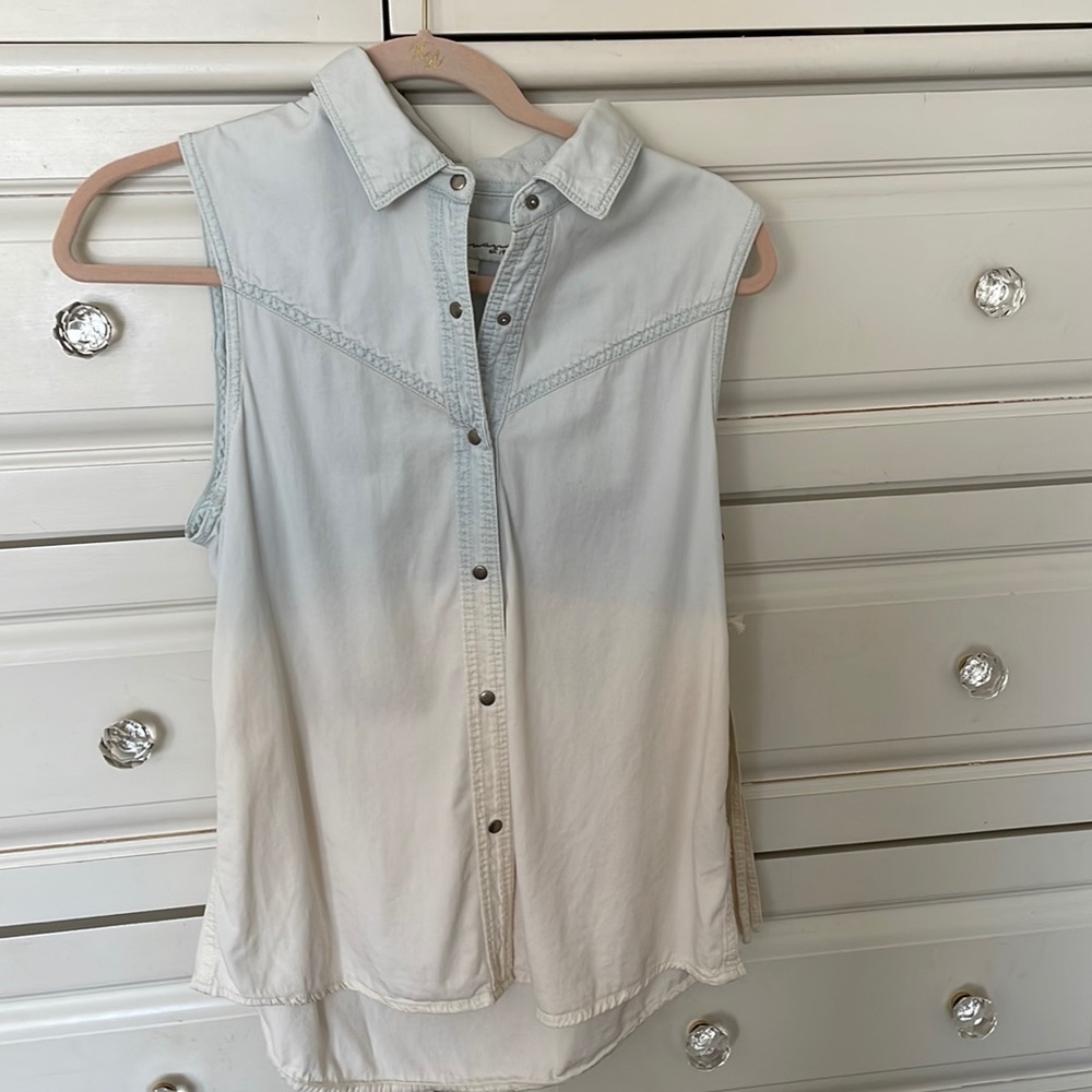 Vintage Havana ombré western style shirt.